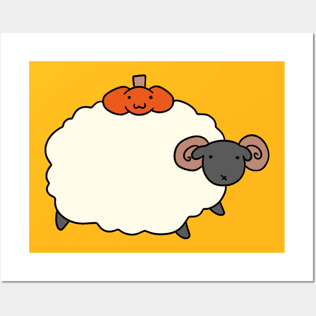 Pumpkin Ram Wall Art by saradaboru